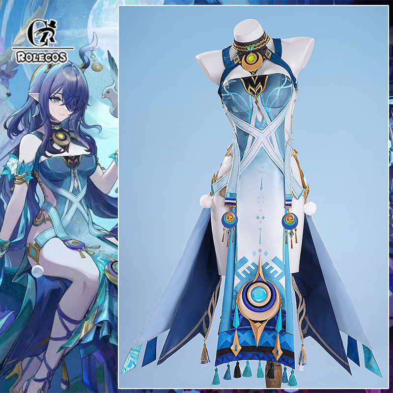 Party Games Groups - ROLECOS Game Genshin Impact Lauma Cosplay