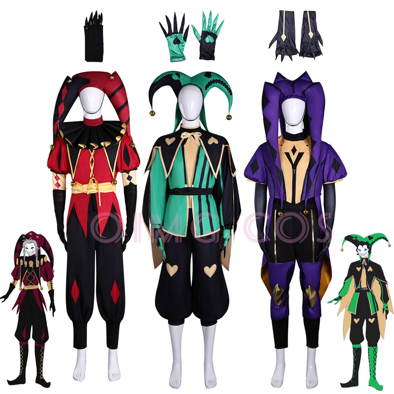 Party Games Groups - TheFreakCircus Pierrot Cosplay Costume Harlequin Adult