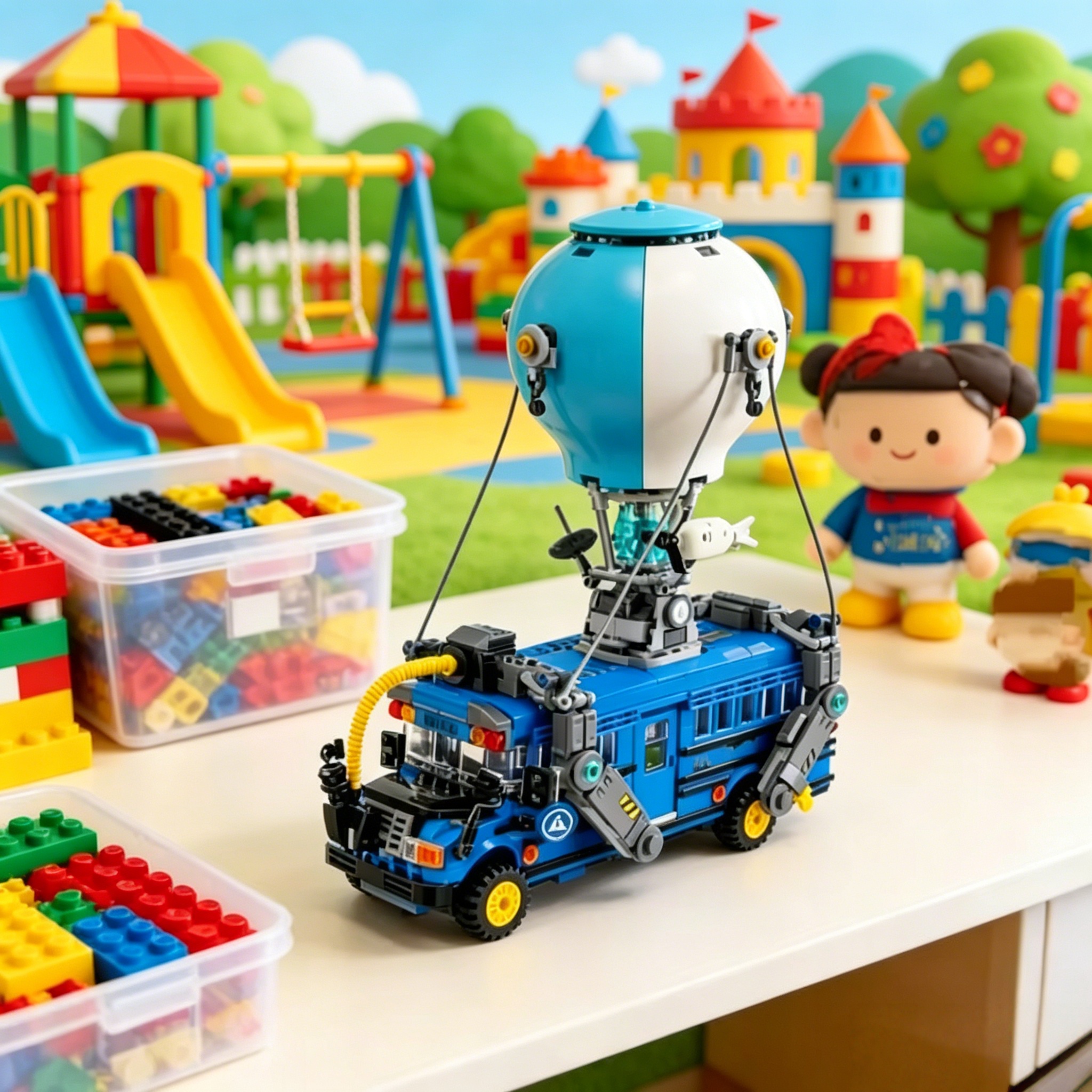 Party Games Bus - Inventory of 954 pieces of battle
