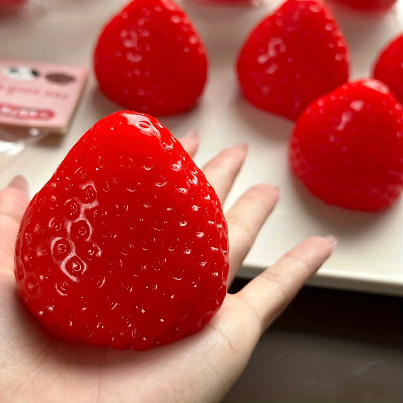 Party Games Spy - Strawberry Taba Squishy Fidget Toy -