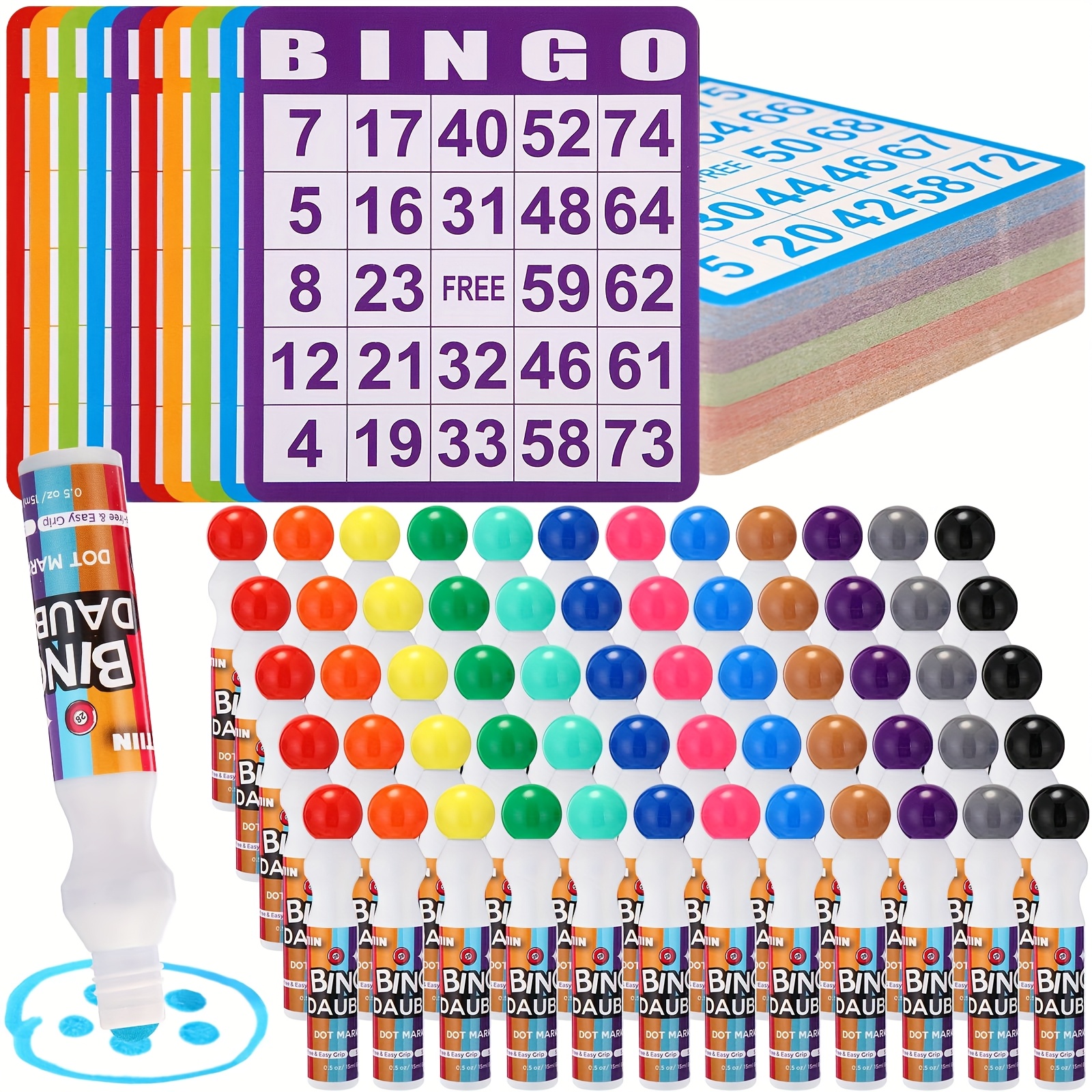 Party Games Groups - Set of 148 Bingo Game Cards
