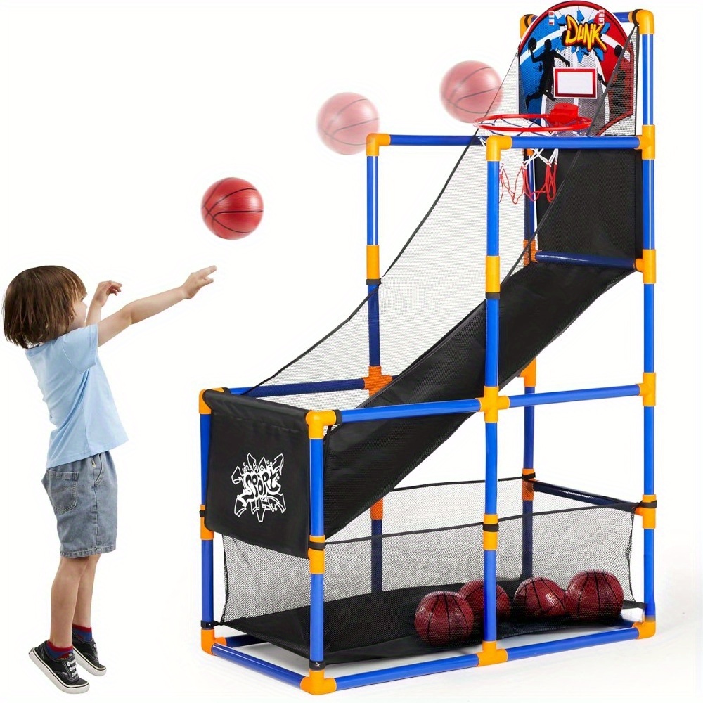 Party Games Easy Kids - Arcade Basketball Game Set with 4