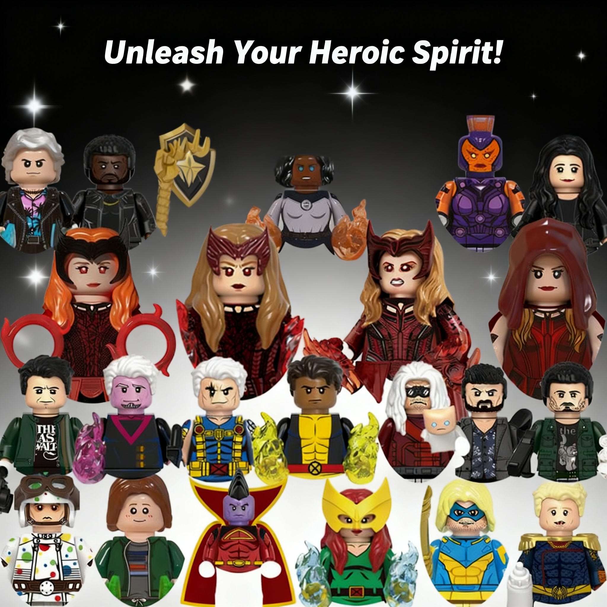 Party Games Spy - New Wanda Mini Action Figures Homelander