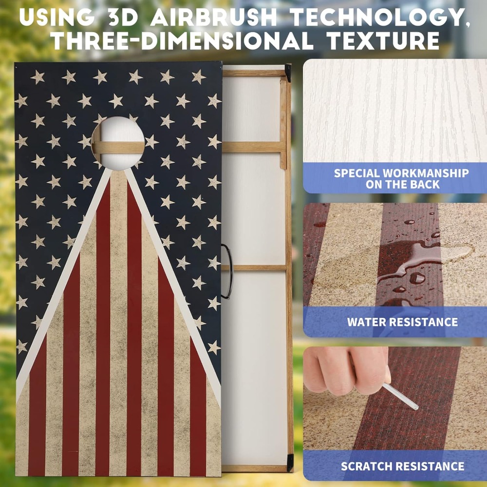 Cornhole Set, Corn Holes Outdo - Cornhole Board Set reseña y precio