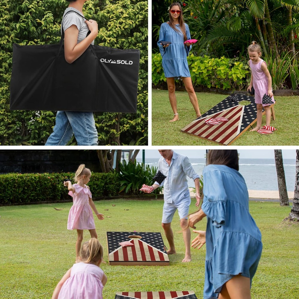 Cornhole Set, Corn Holes Outdo - Cornhole Board Set reseña y precio