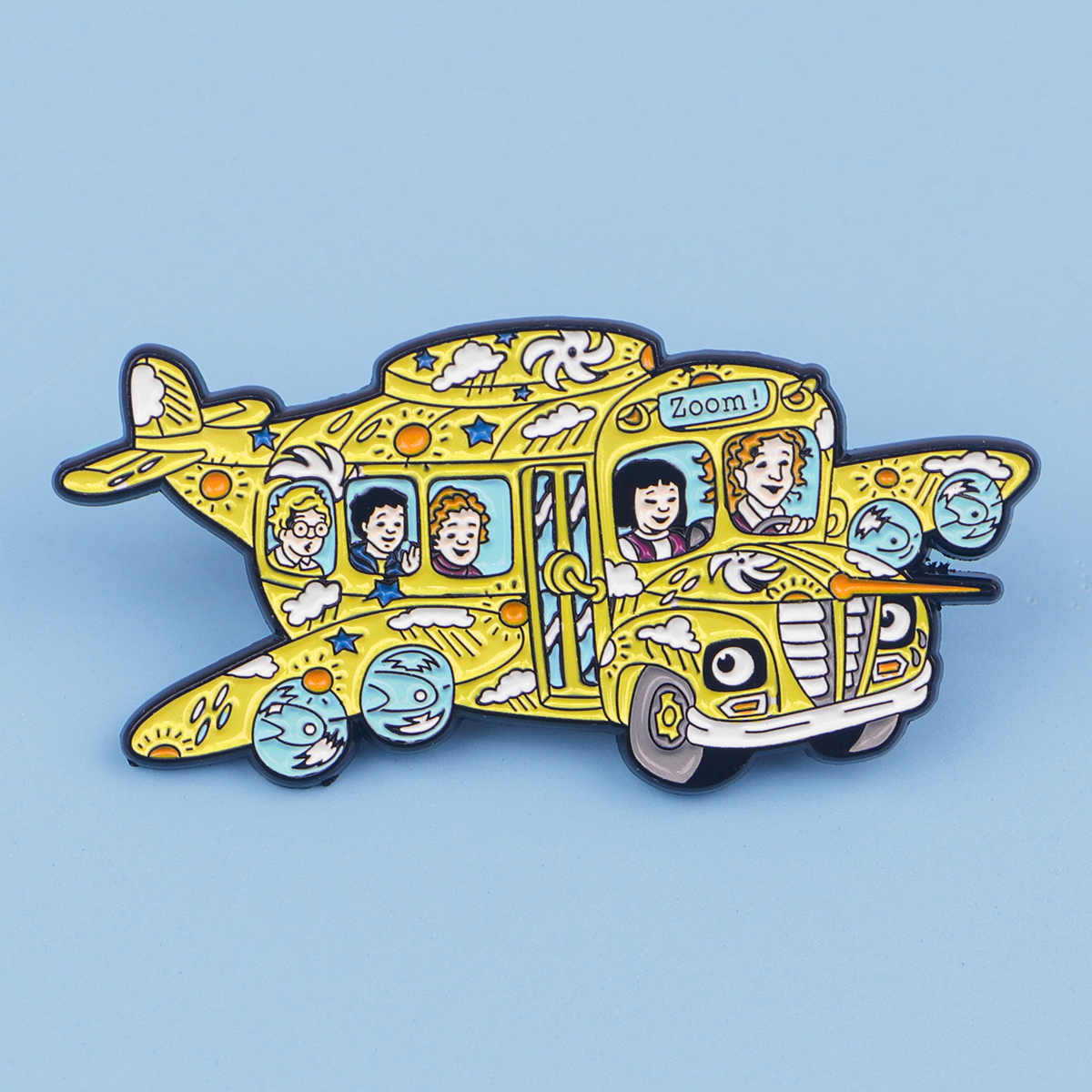 Funny School Bus Enamel Pin Ba - Party Games Bus reseña y precio