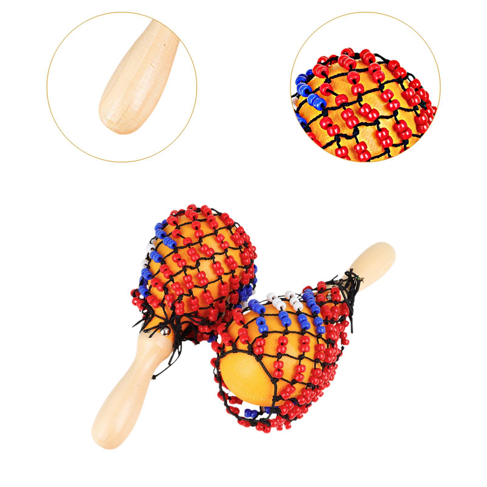 2x Wood Maracas Hand Percussio - Party Games Easy Kids reseña y precio