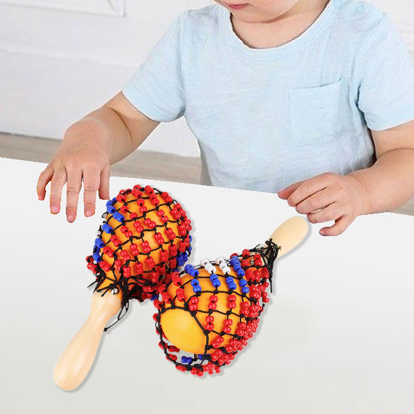 2x Wood Maracas Hand Percussio - Party Games Easy Kids reseña y precio