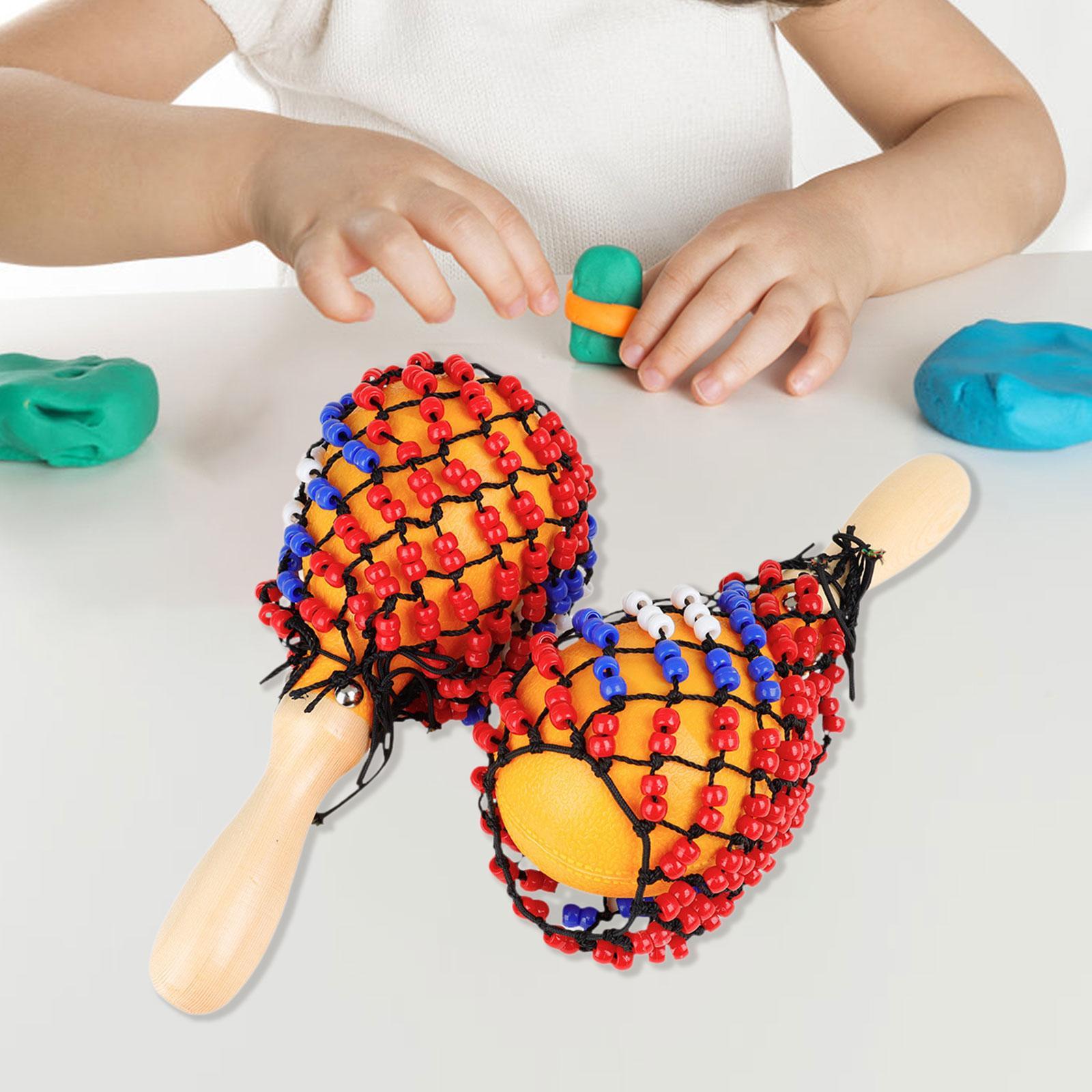 2x Wood Maracas Hand Percussio - Party Games Easy Kids reseña y precio
