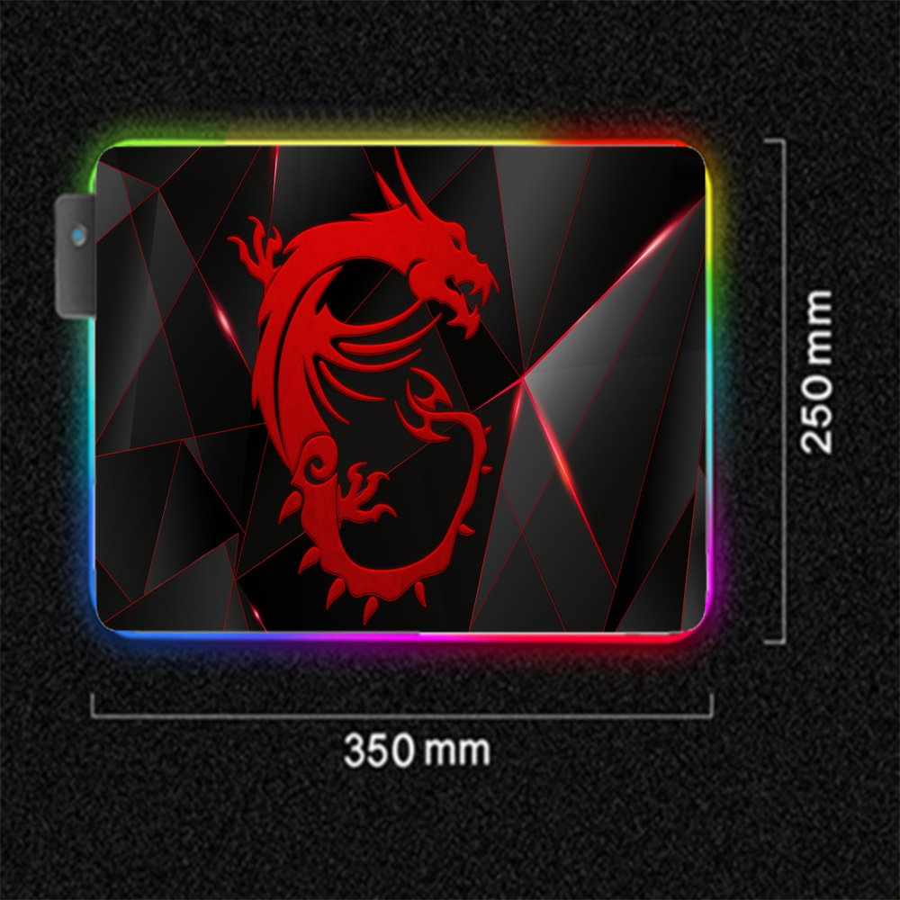 Gaming Mouse Pad Rgb Msi LOGO  - Kubb Game Yard reseña y precio