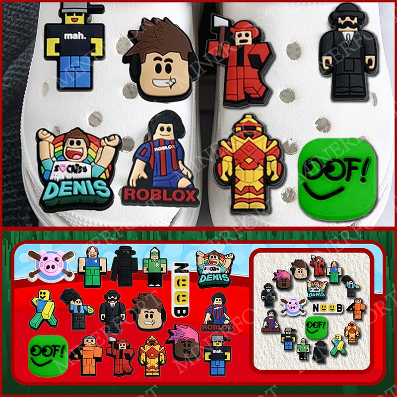 Robloxed Crocs Charms Cute Gam - Party Games Graduation Ideas reseña y precio