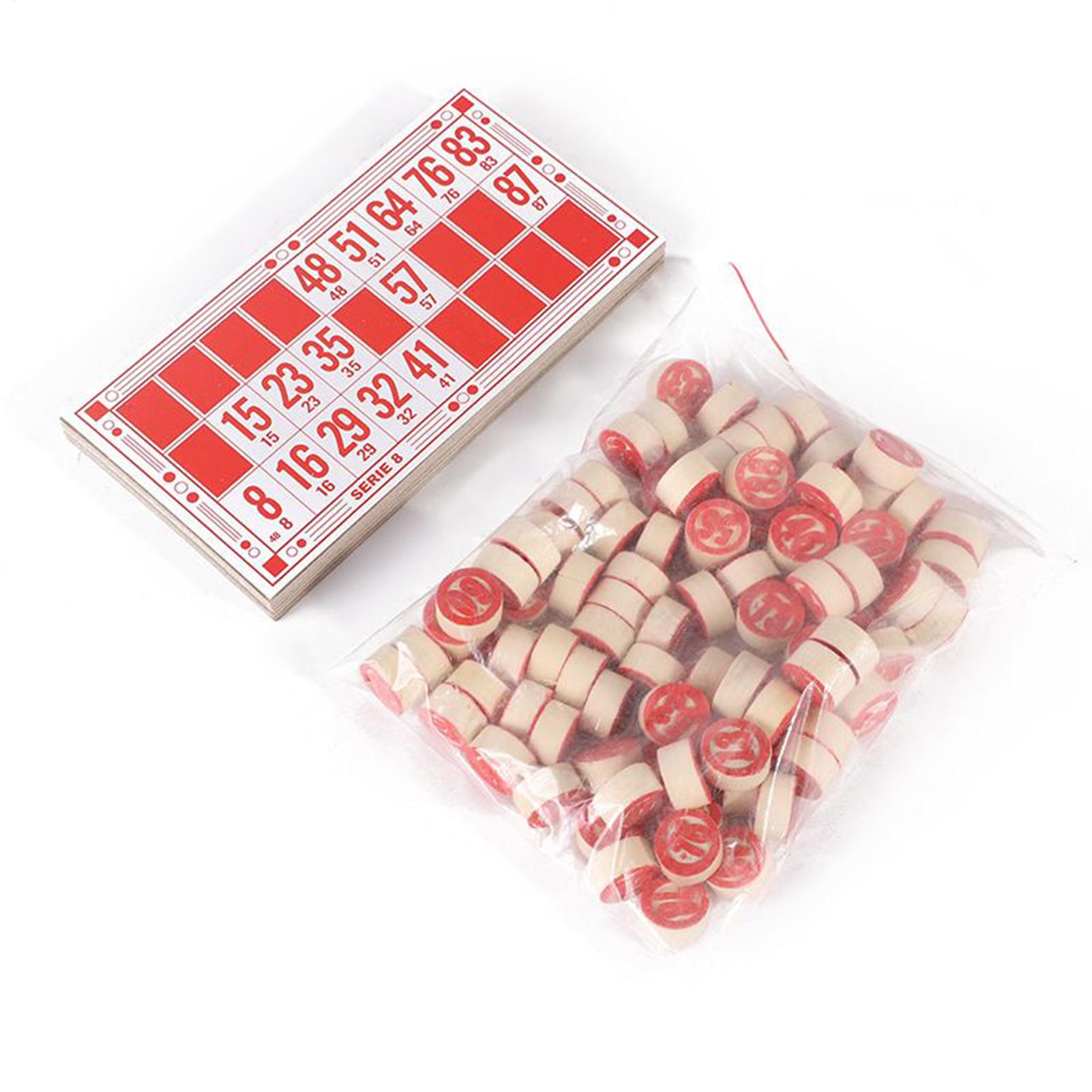 Bingo Set Funny Vintage Wooden - Party Games For Large Groups reseña y precio