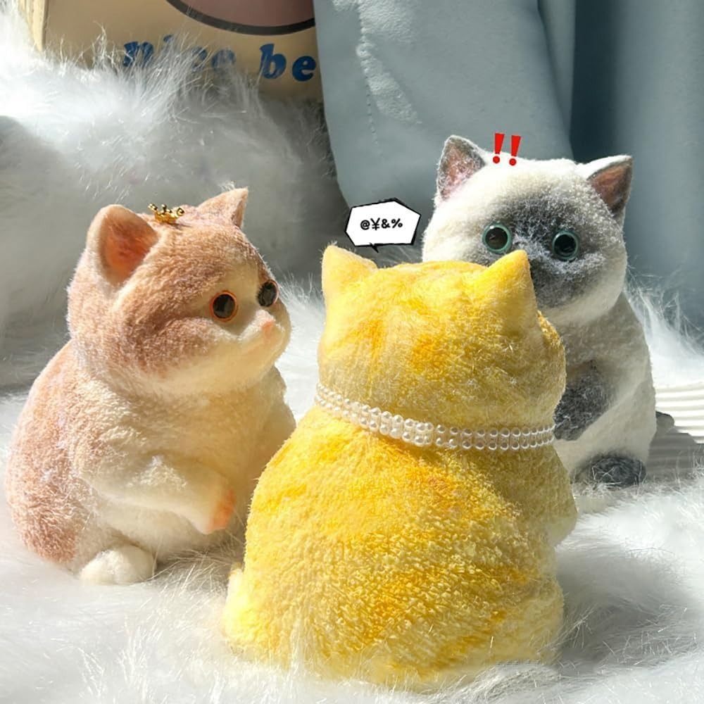 New Cute Cat Soft Squeeze Toys - Party Games New Year reseña y precio