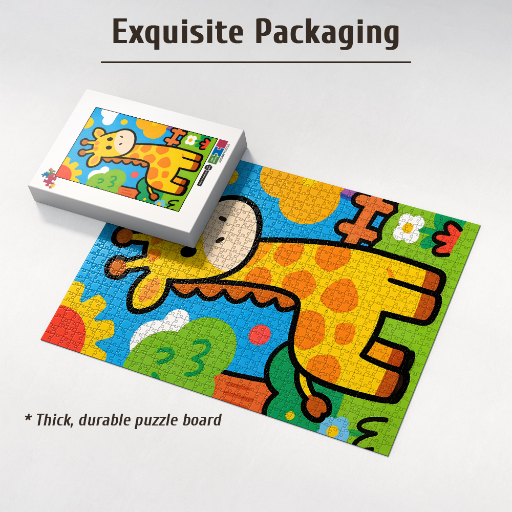 Creative Cartoon Giraffe  Jigs - Party Games Board Game reseña y precio