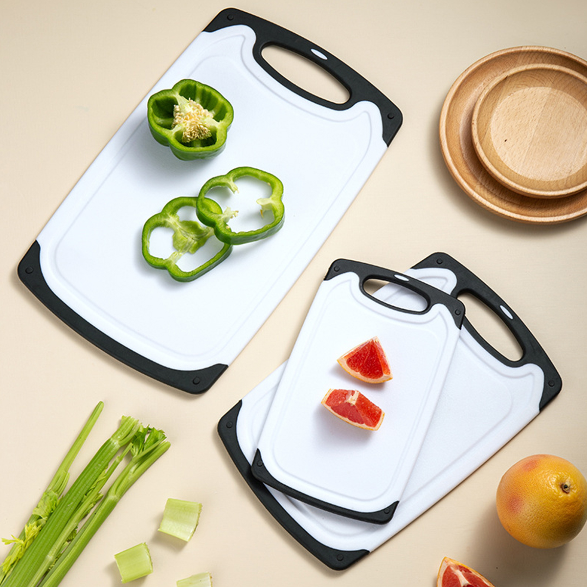 Double-Sided Plastic Cutting B - Cornhole Board Set reseña y precio