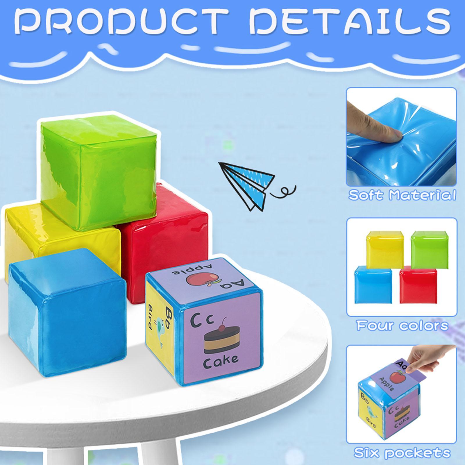 4Pcs Large Soft Dices DIY Educ - Party Games For Large Groups reseña y precio