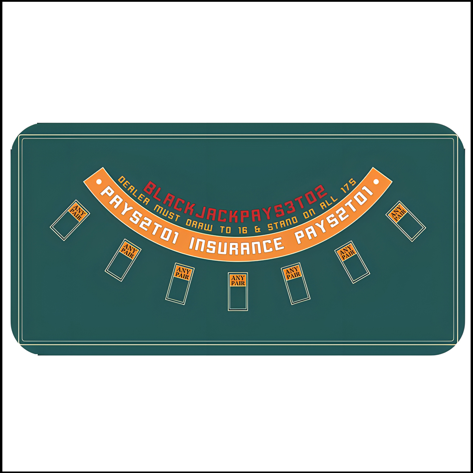 120 x60cm / 180 x90cm blackjac - Party Games Board Game reseña y precio