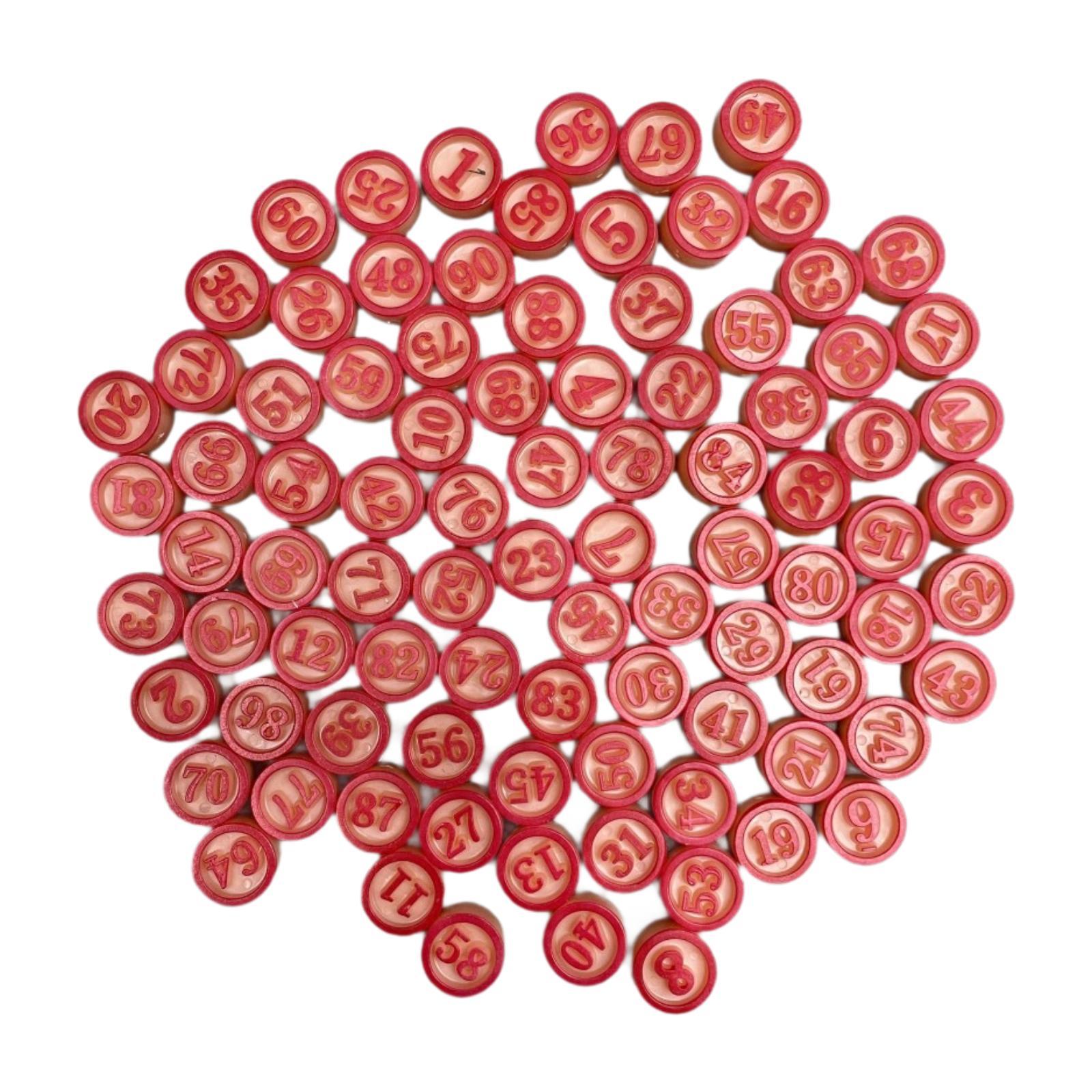 90x Classic Bingo Chips for Ki - Party Games Easy Kids reseña y precio