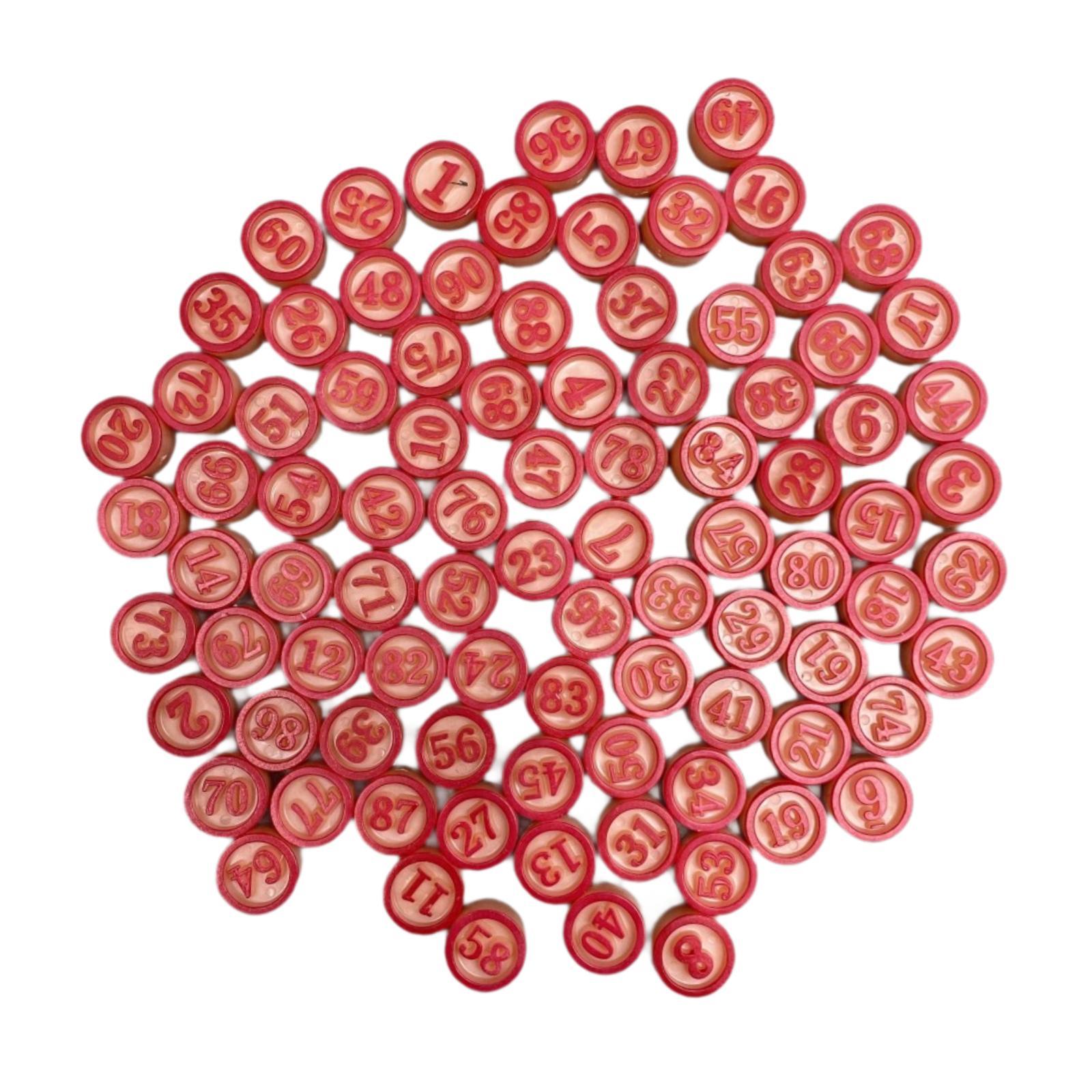90x Classic Bingo Chips for Ki - Party Games Easy Kids reseña y precio