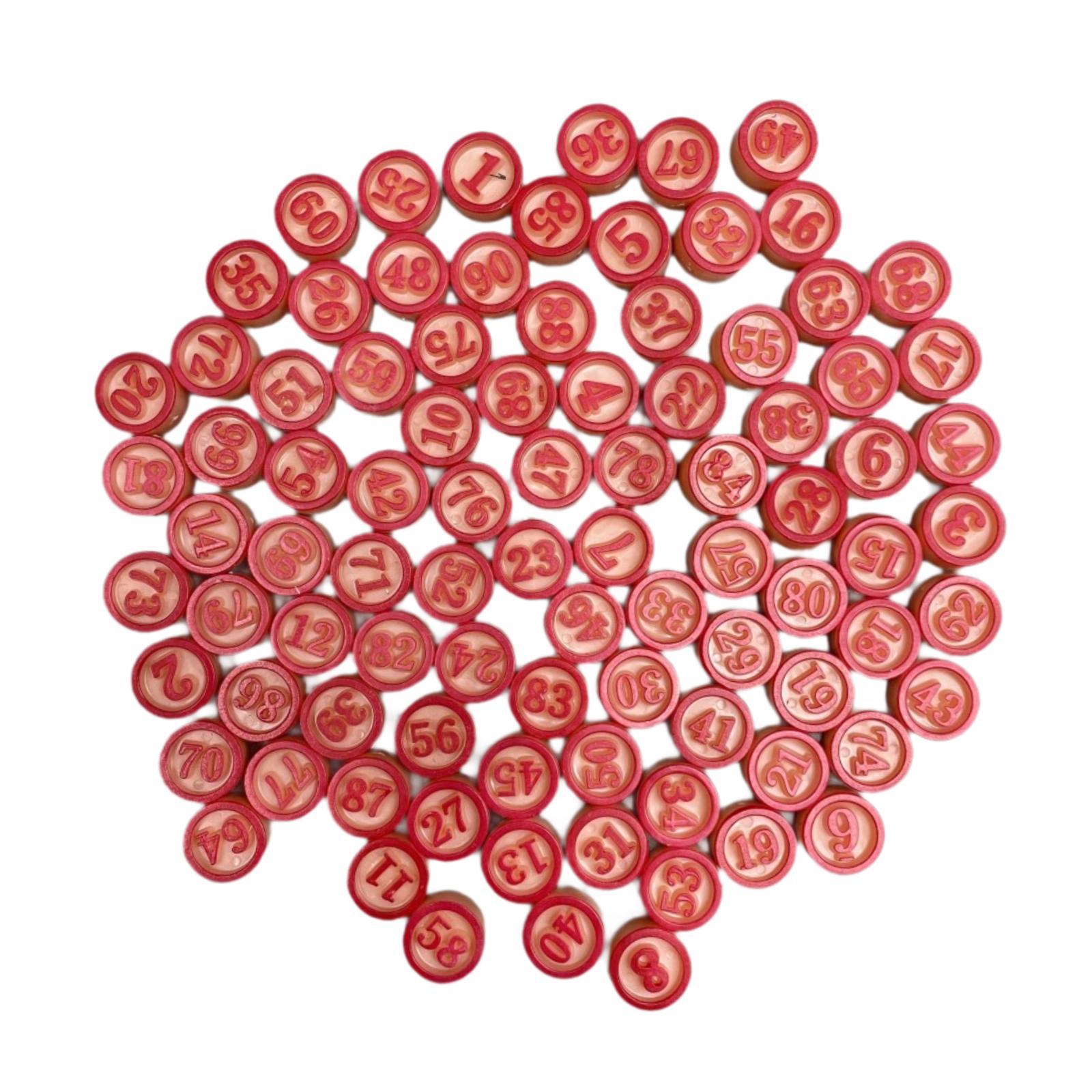 90x Classic Bingo Chips for Ki - Party Games Easy Kids reseña y precio