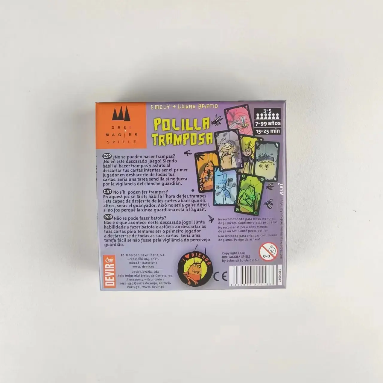 Cheating Moth Spanish Card Gam - Party Games Juegos De Mesa reseña y precio