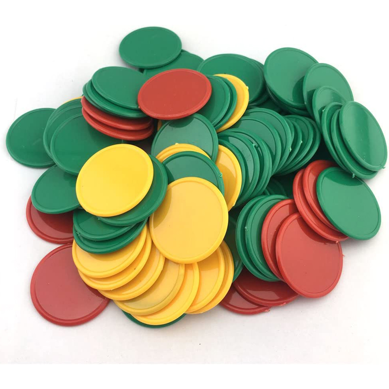 40PCS 37MM Plastic Poker Chips - Party Games Juegos De Mesa reseña y precio