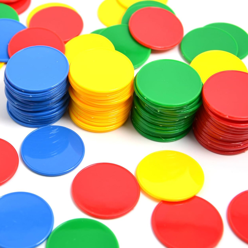 40PCS 37MM Plastic Poker Chips - Party Games Juegos De Mesa reseña y precio