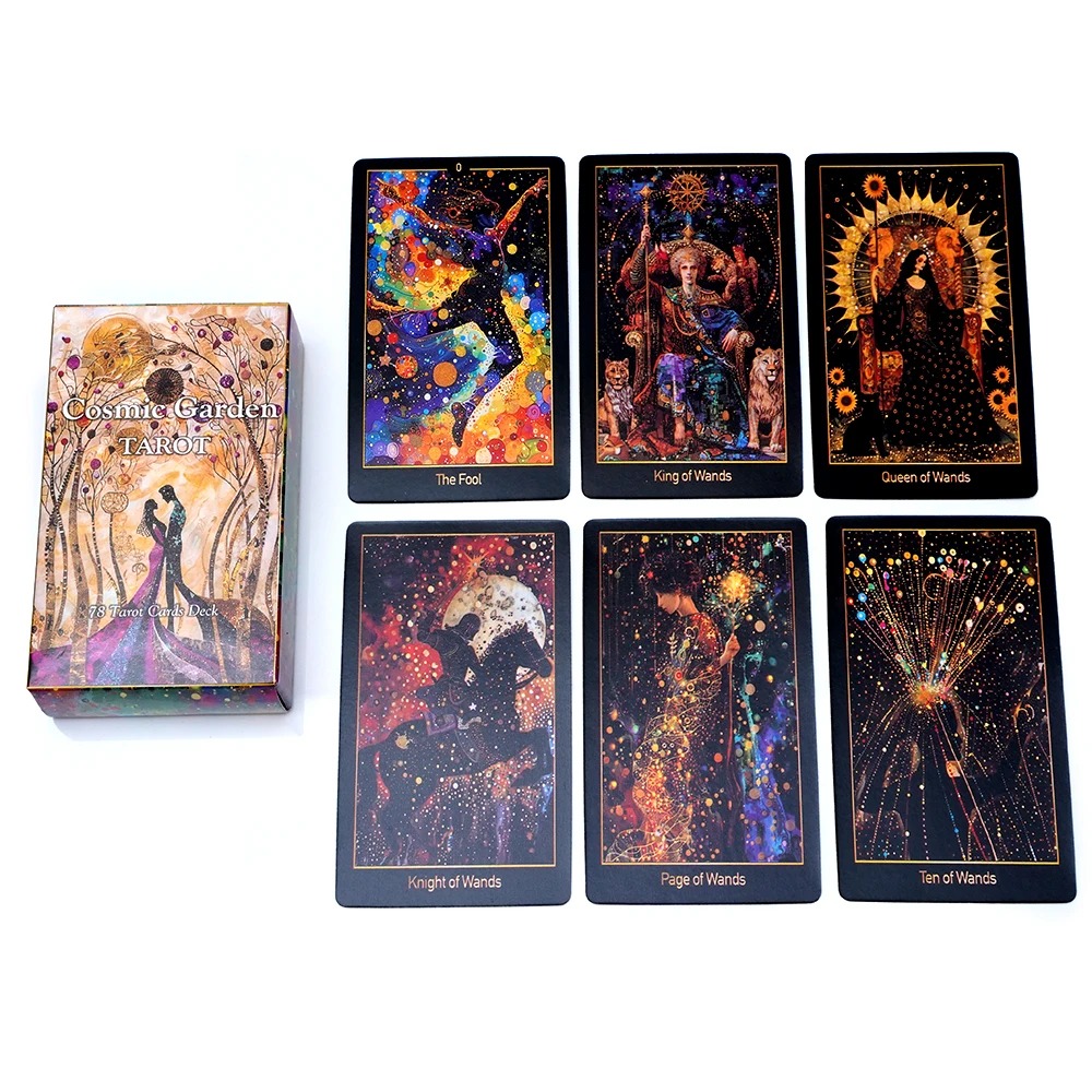 Cosmic Garden Tarot Deck 78 Ca - Party Games Juegos De Mesa reseña y precio