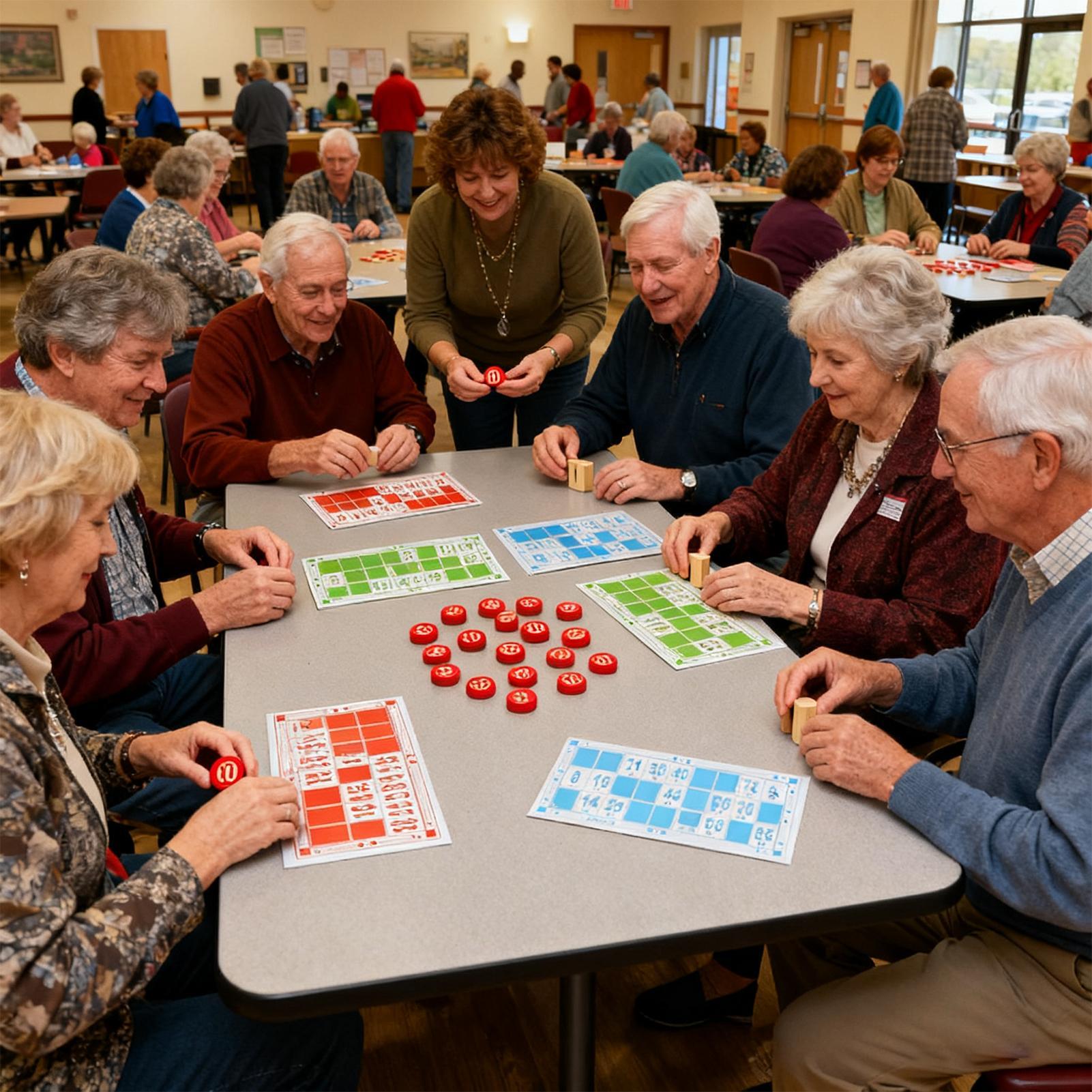 Vintage Wooden Bingo Game Set  - Party Games For Large Groups reseña y precio