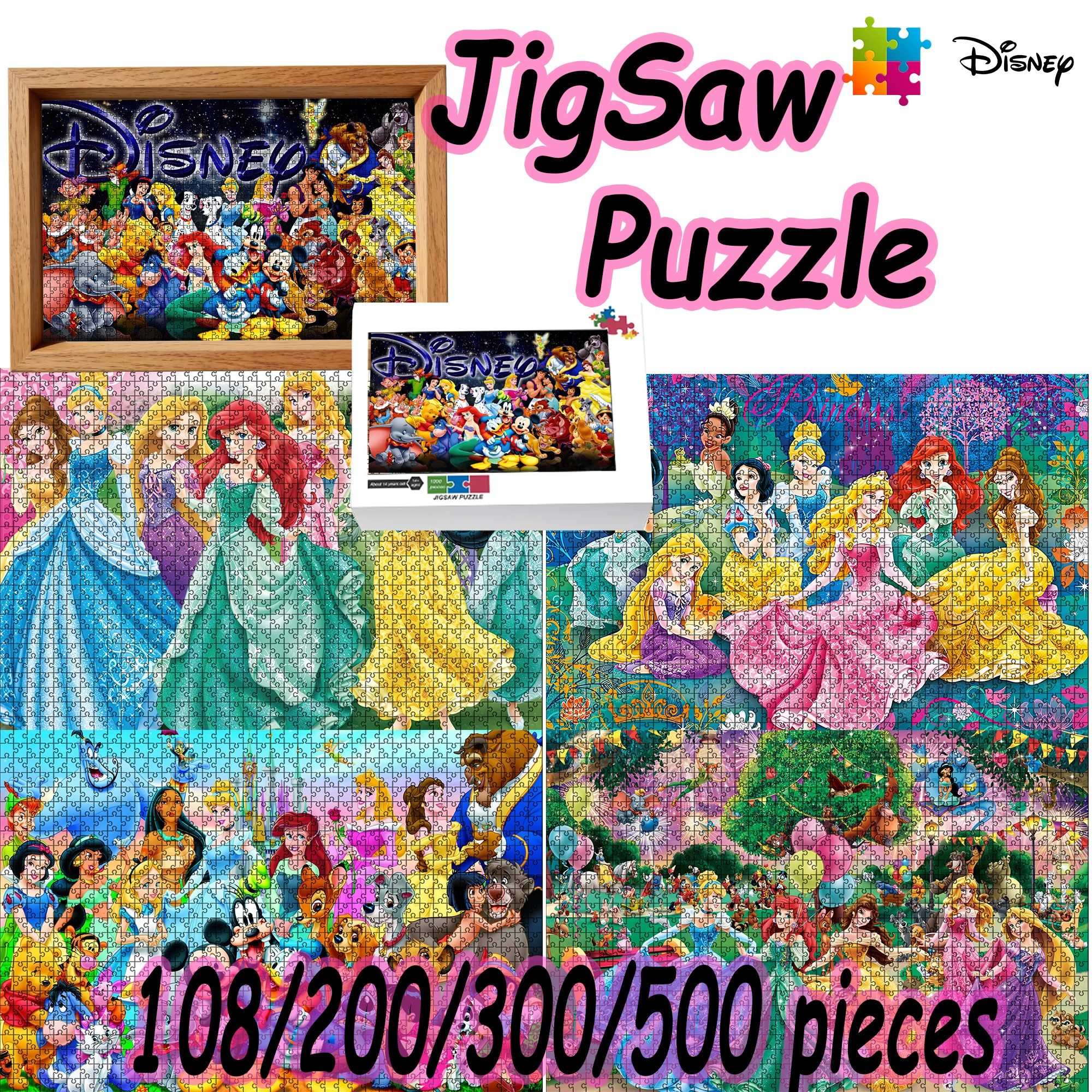 Disney Princess Puzzle 108/200 - Party Games Board Game reseña y precio