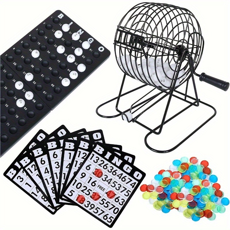 Steel Bingo Lottery Machine Ga - Party Games For Large Groups reseña y precio