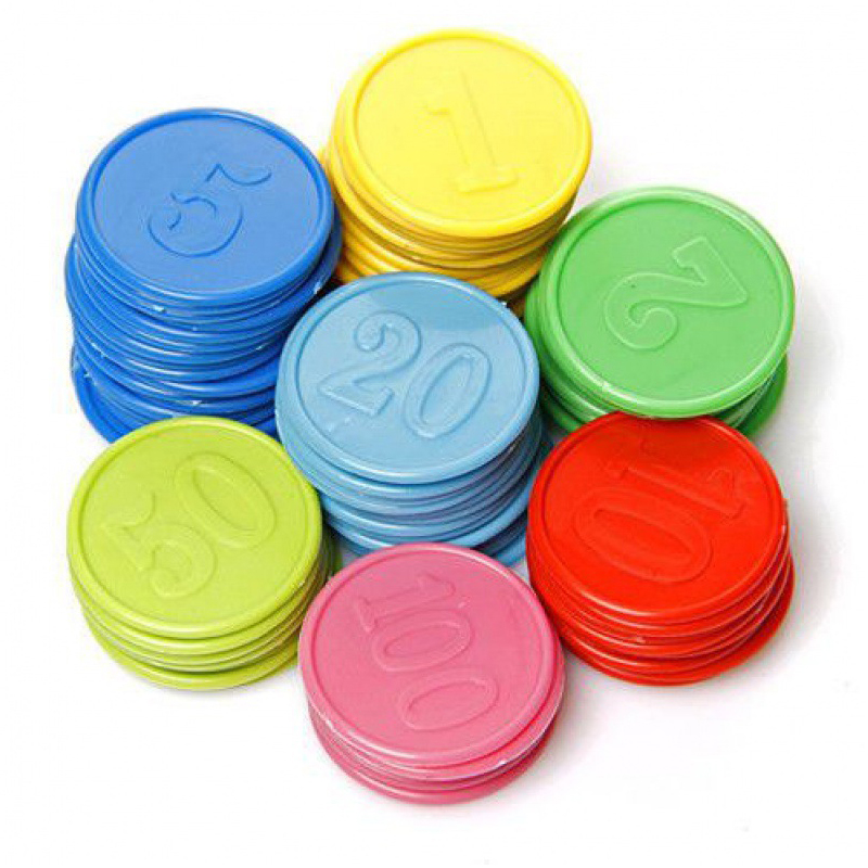 Poker Chips With Numbers Count - Party Games Juegos De Mesa reseña y precio
