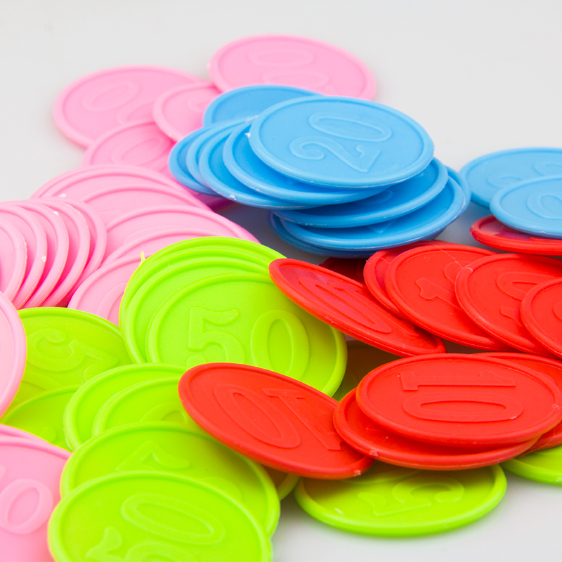 Poker Chips With Numbers Count - Party Games Juegos De Mesa reseña y precio