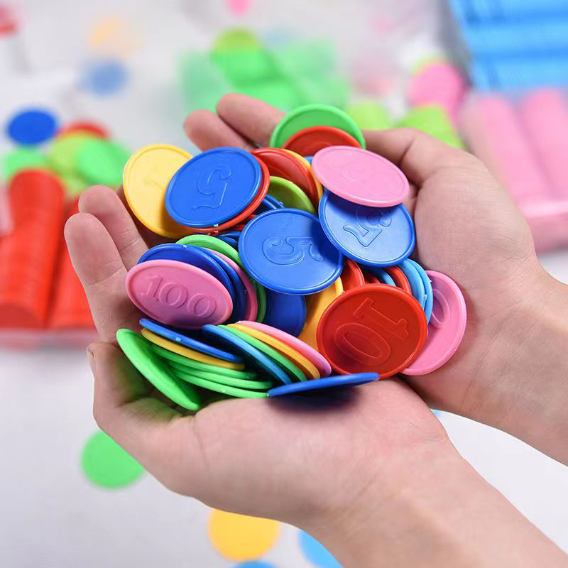 Poker Chips With Numbers Count - Party Games Juegos De Mesa reseña y precio