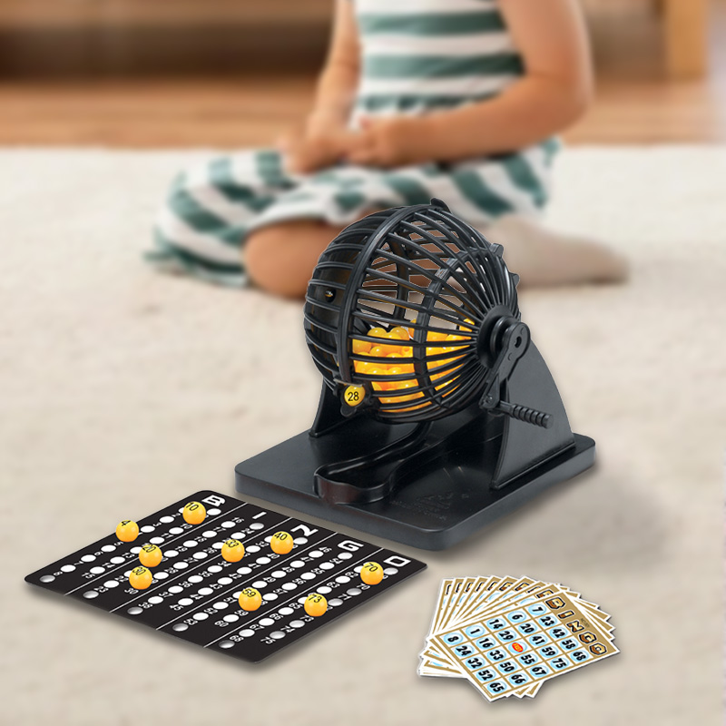 Bingo Lottery Machine Cage Swe - Party Games For Large Groups reseña y precio