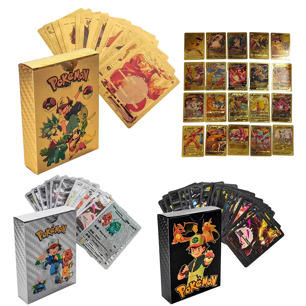 55PCS Pokemon Cards Vmax GX Go - Party Games Box reseña y precio