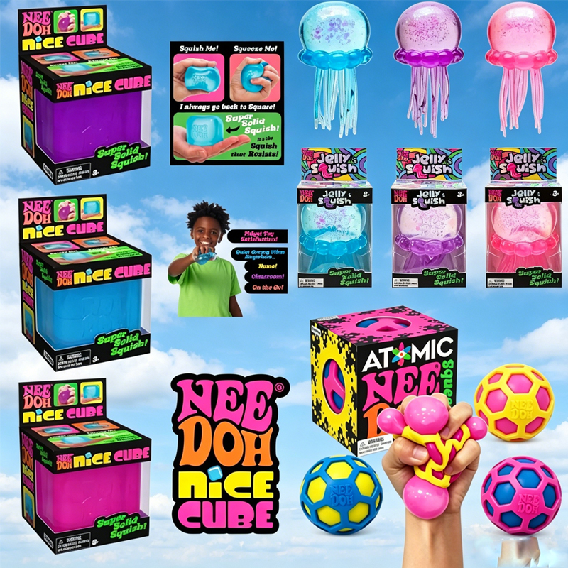 NeeDoh Squishy/; Schylling Ato - Party Games Spy reseña y precio