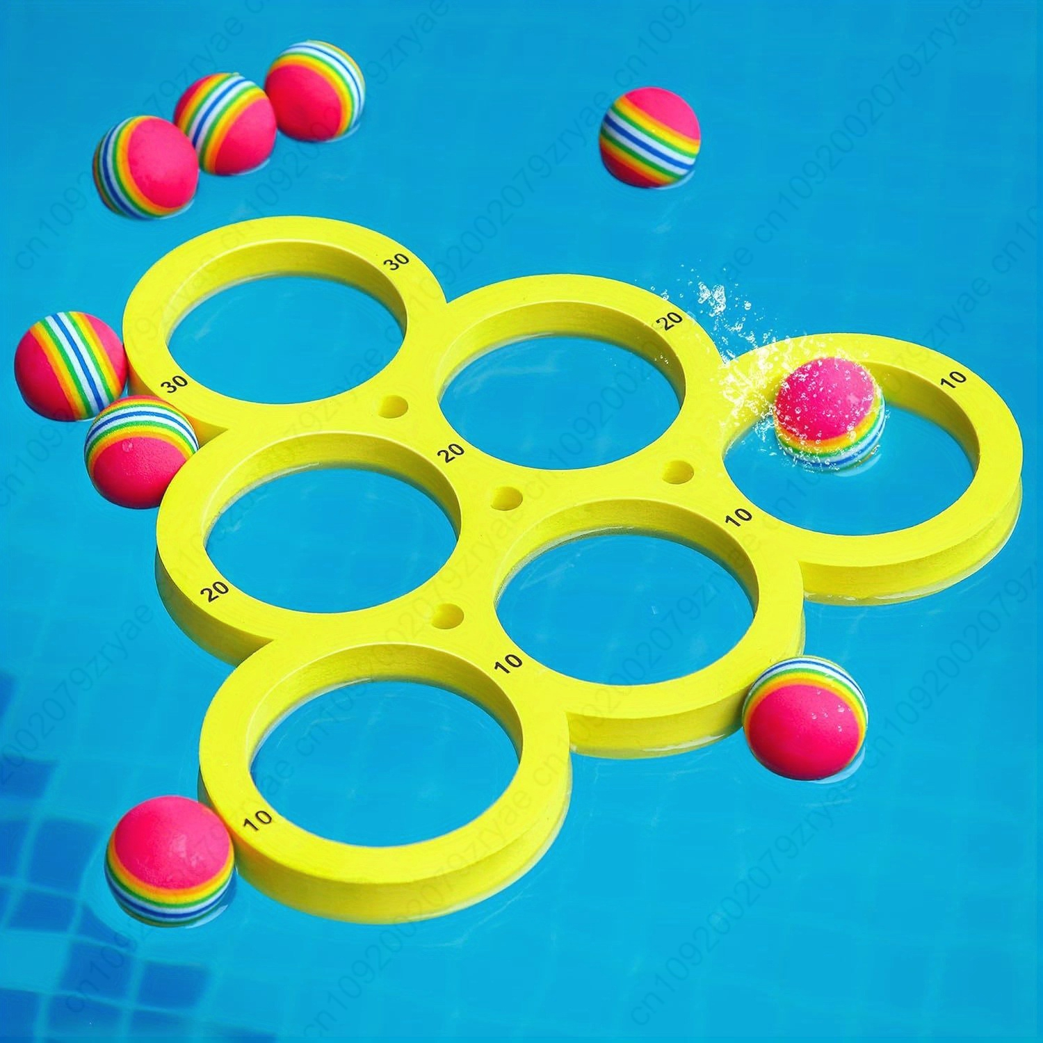 1+10pcs Swimming Pool Toss Gam - Limbo Game Set reseña y precio