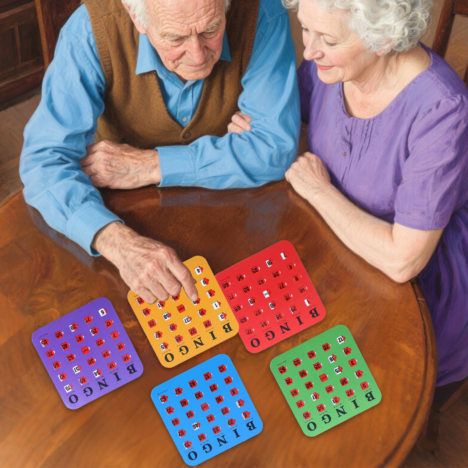 5 Pieces Bingo Game Cards Larg - Party Games For Large Groups reseña y precio