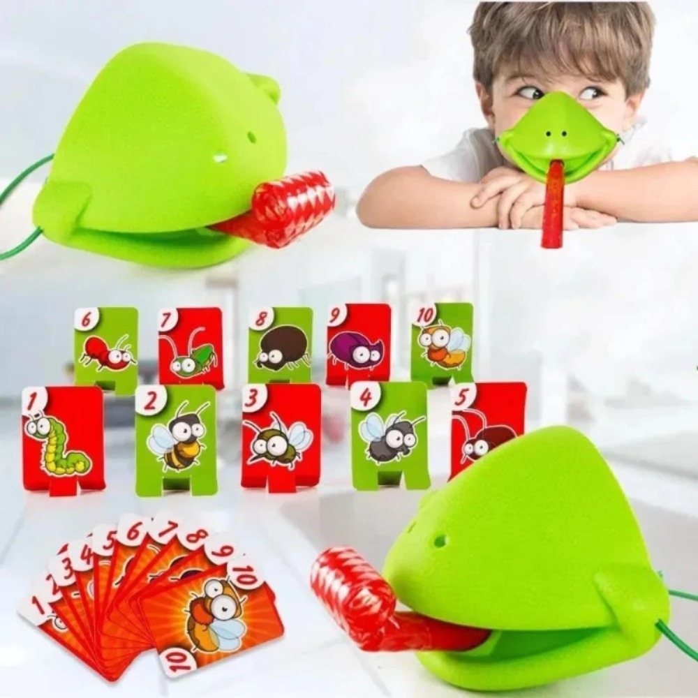Frog Lizard Mask Wagging Tongu - Party Games Board Game reseña y precio