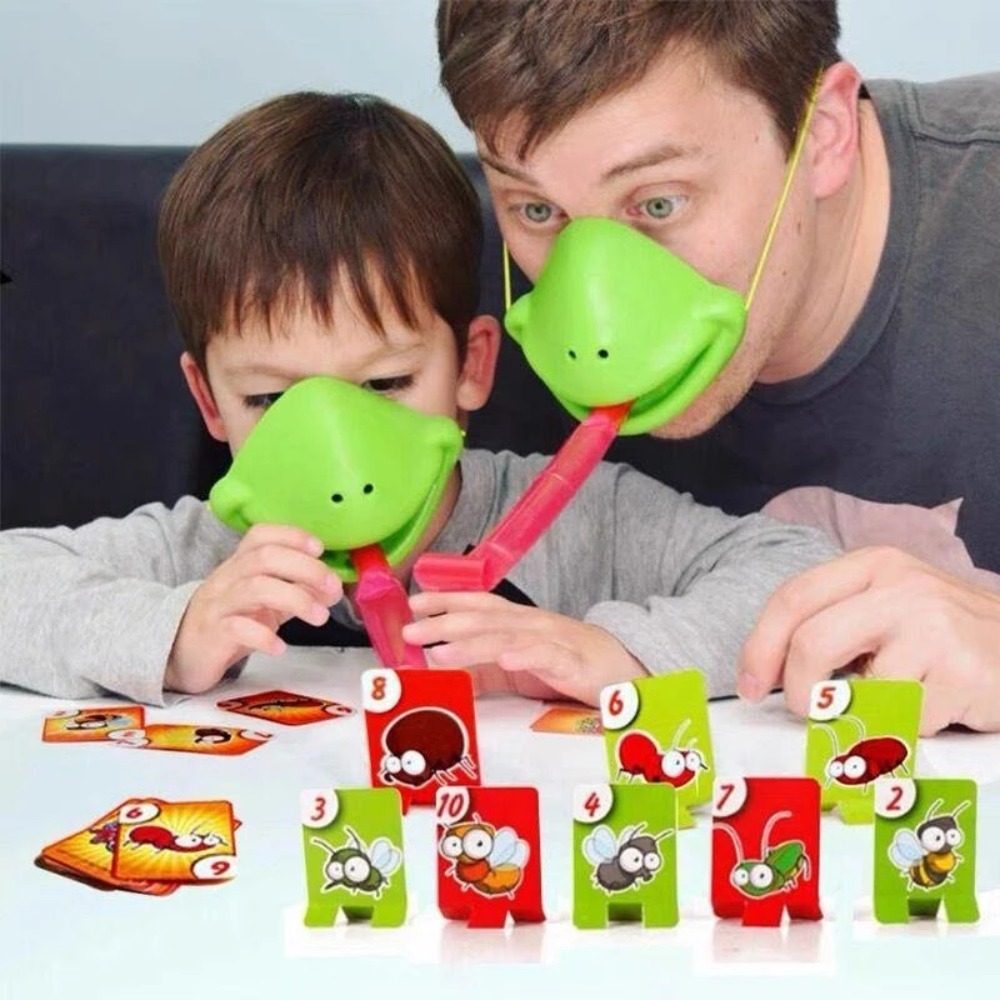 Frog Lizard Mask Wagging Tongu - Party Games Board Game reseña y precio