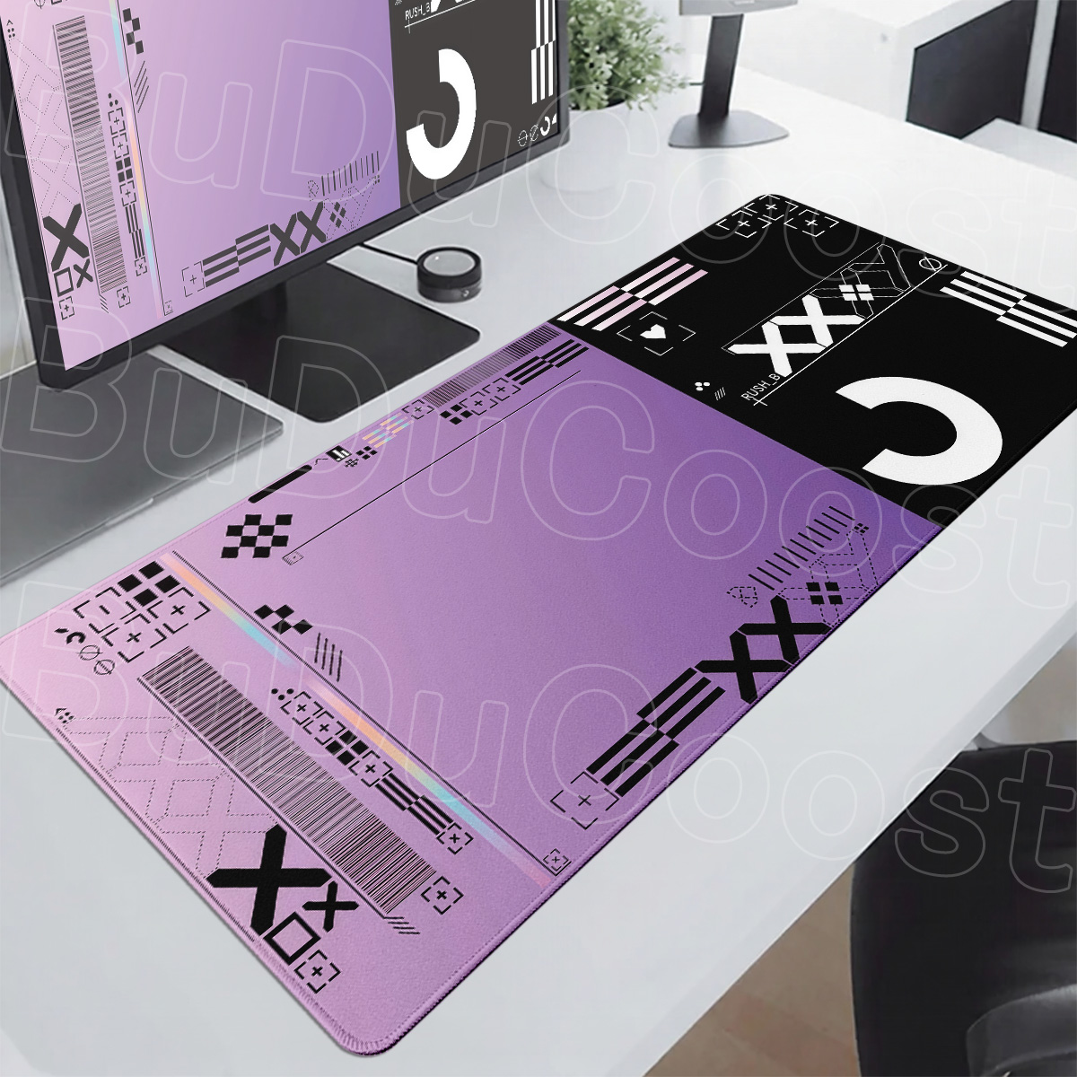 White & Black CSGO Large Compu - Kubb Game Yard reseña y precio