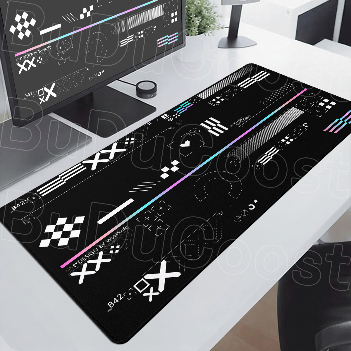 White & Black CSGO Large Compu - Kubb Game Yard reseña y precio