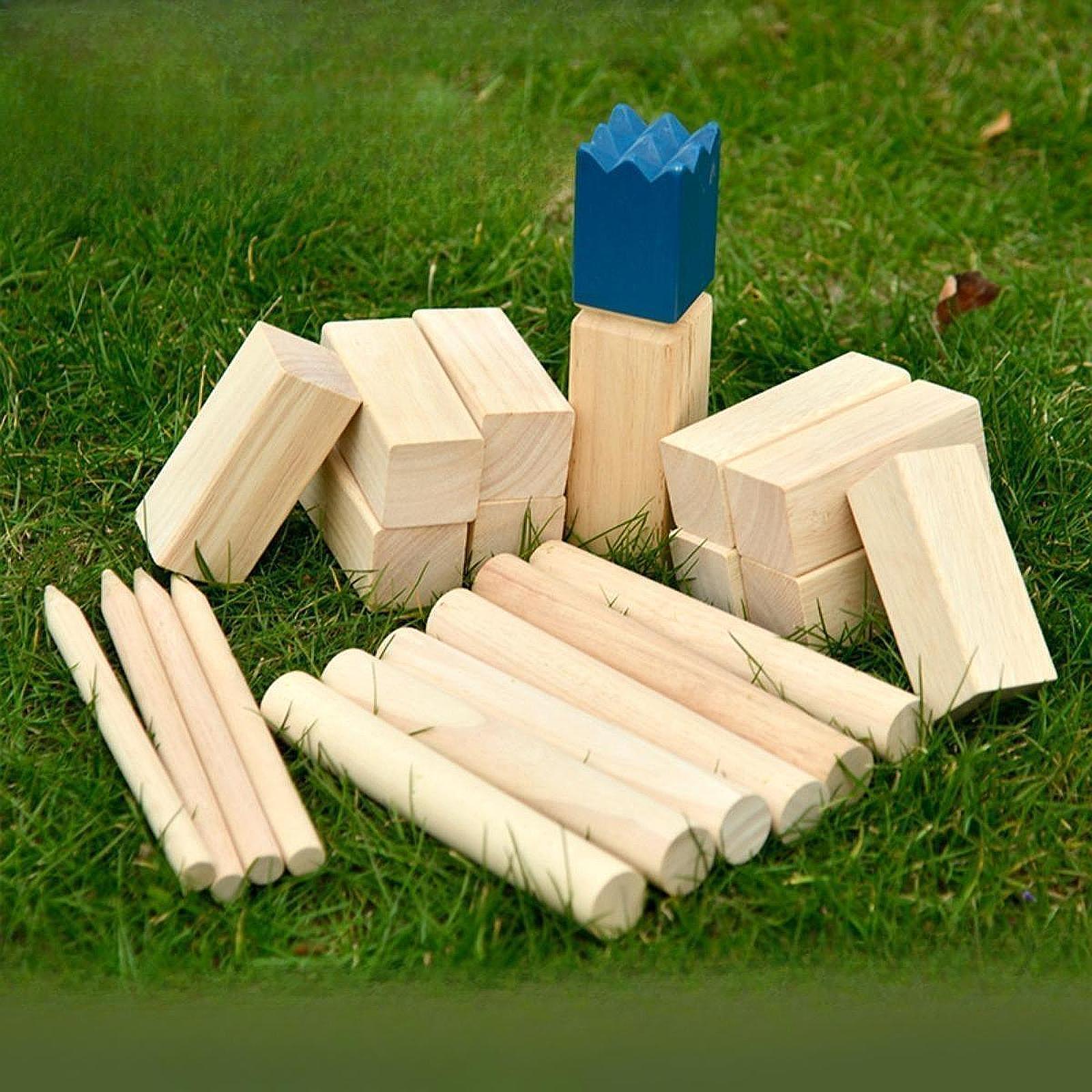 Outdoor Fun Wooden Kubb Yard G - Kubb Game Yard reseña y precio