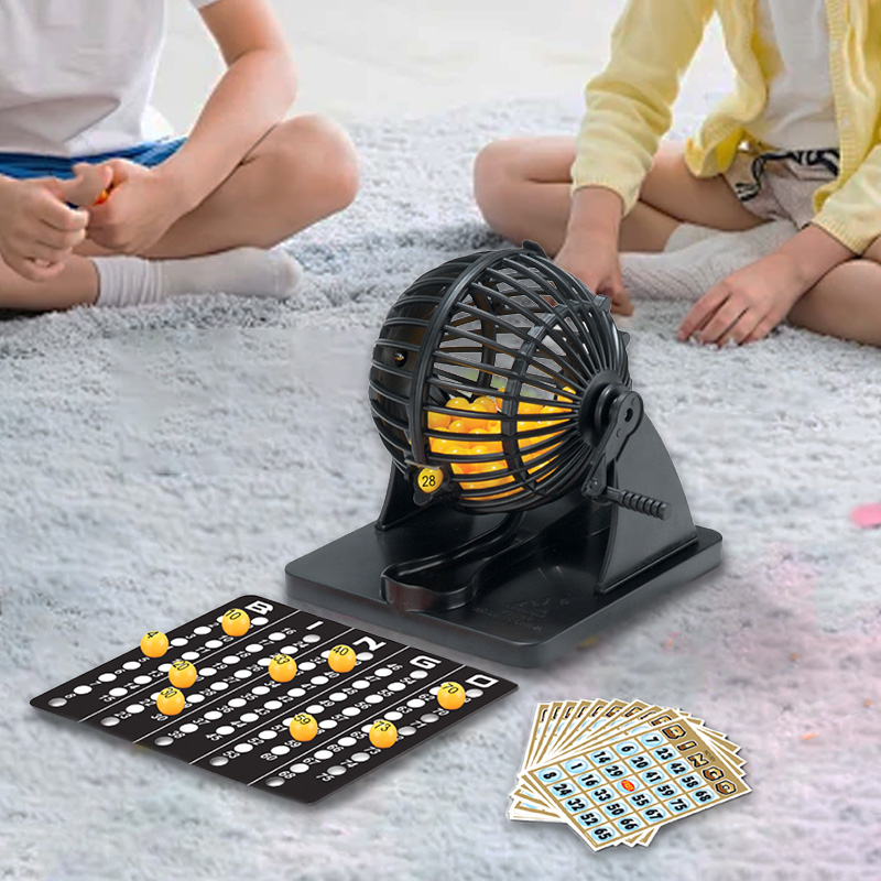 Bingo Lottery Machine Cage Swe - Party Games For Large Groups reseña y precio