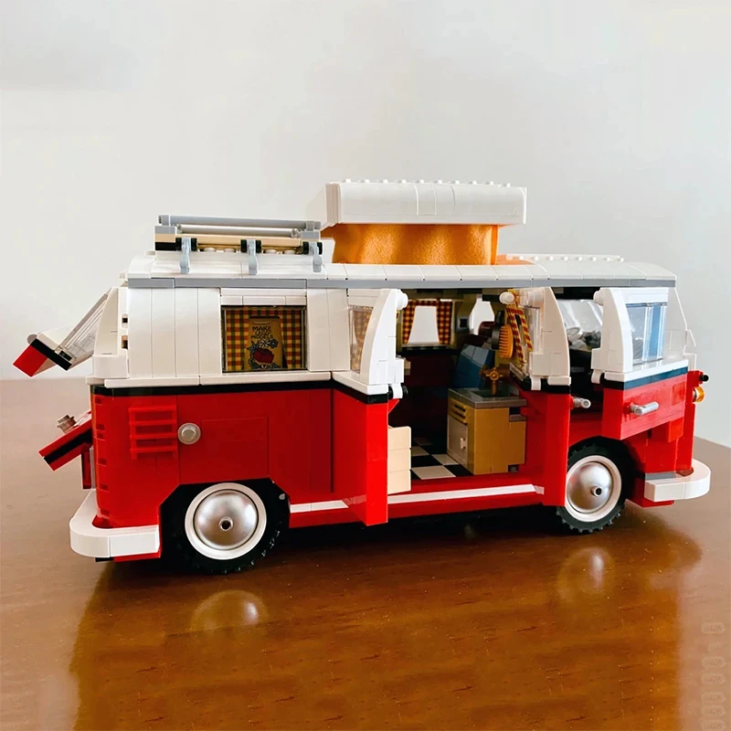 1332pcs Technical T1 Camper Va - Party Games Bus reseña y precio