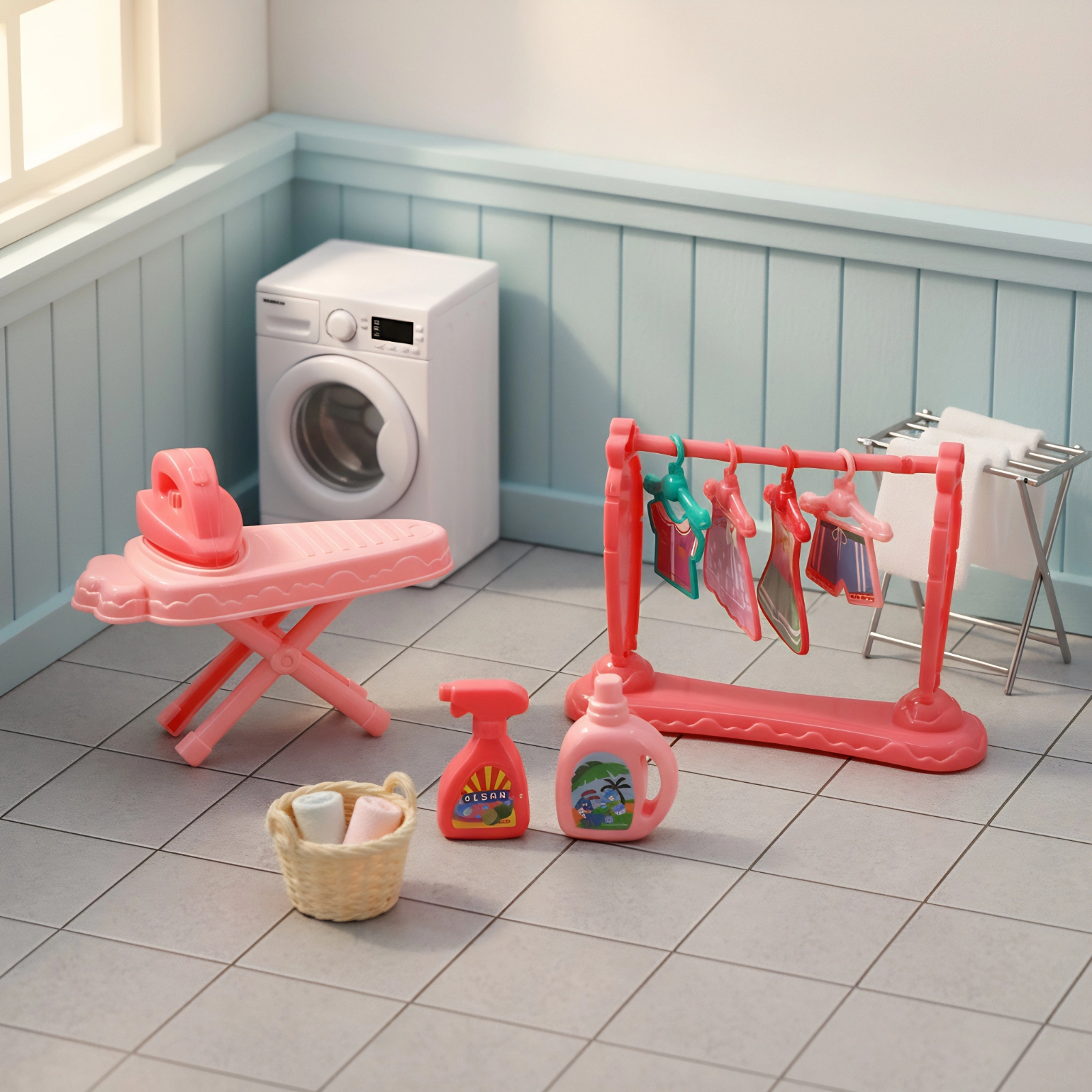 New Home Toy Mini Drying Rack  - Party Games New Year reseña y precio