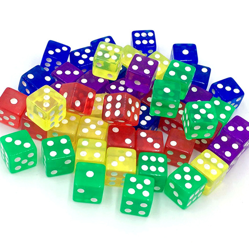 12PCS 16MM Transparent Dice Fo - Party Games Juegos De Mesa reseña y precio