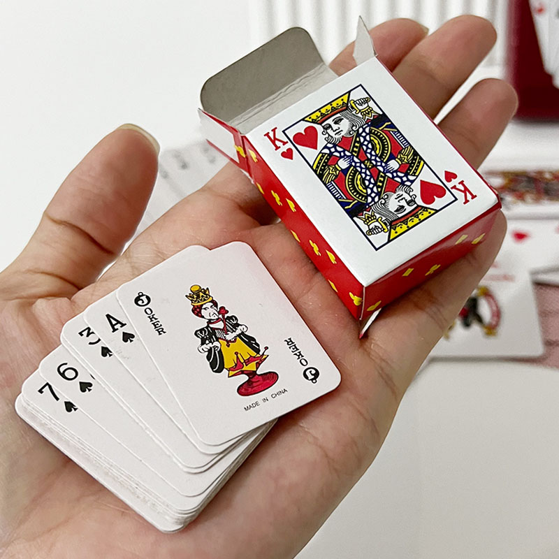 Mini Poker Playing Cards Cute  - Party Games Juegos De Mesa reseña y precio