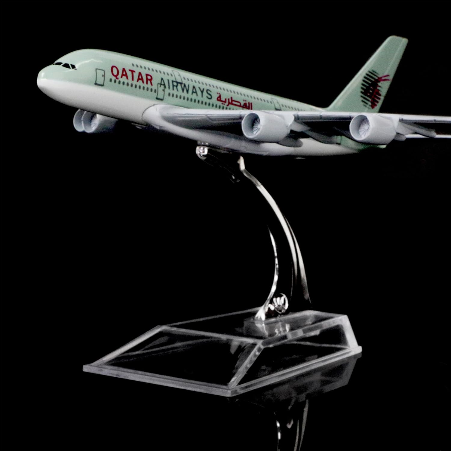 1:400 16cm Air Bus A380 Qatar  - Party Games Bus reseña y precio
